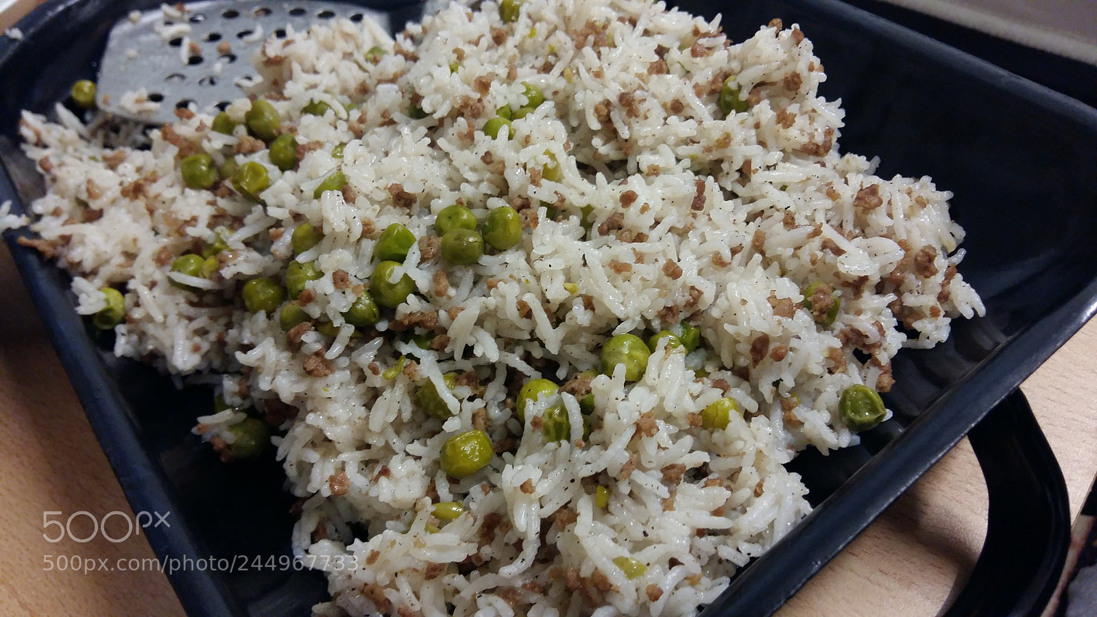 Samsung Galaxy A5 sample photo. Rice with peas photography
