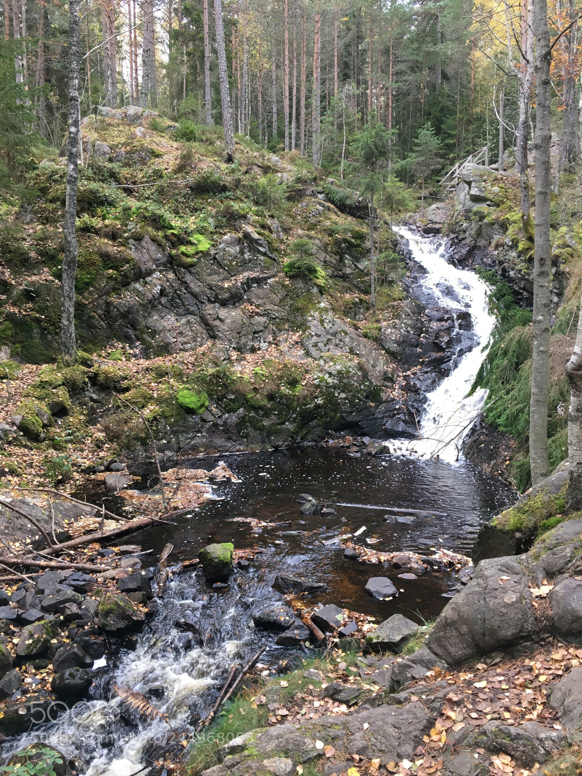 Apple iPhone 6s sample photo. Waldwasserfall photography