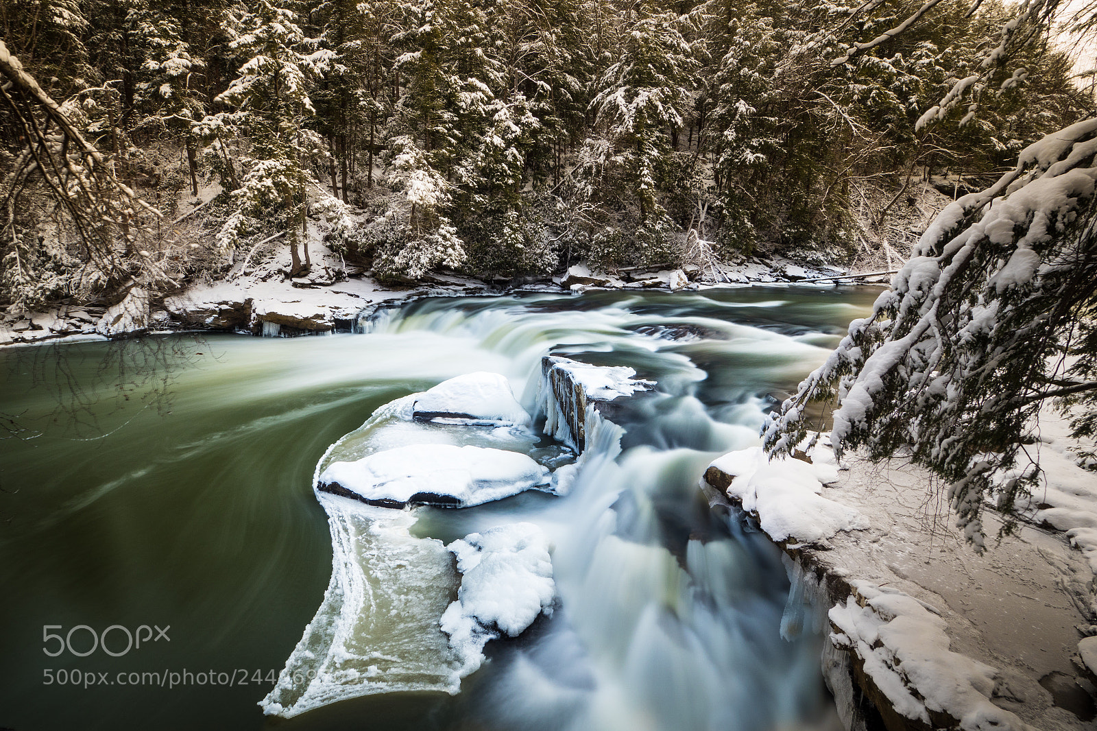 Olympus PEN-F sample photo. Swallow falls state park photography