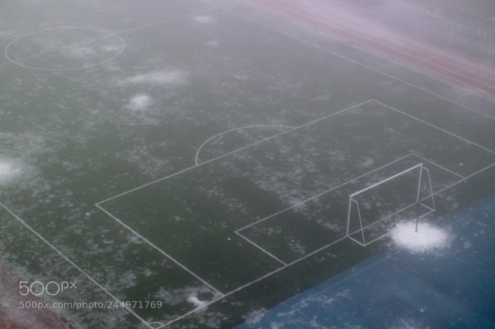 Samsung NX300 sample photo. Football goal in the photography