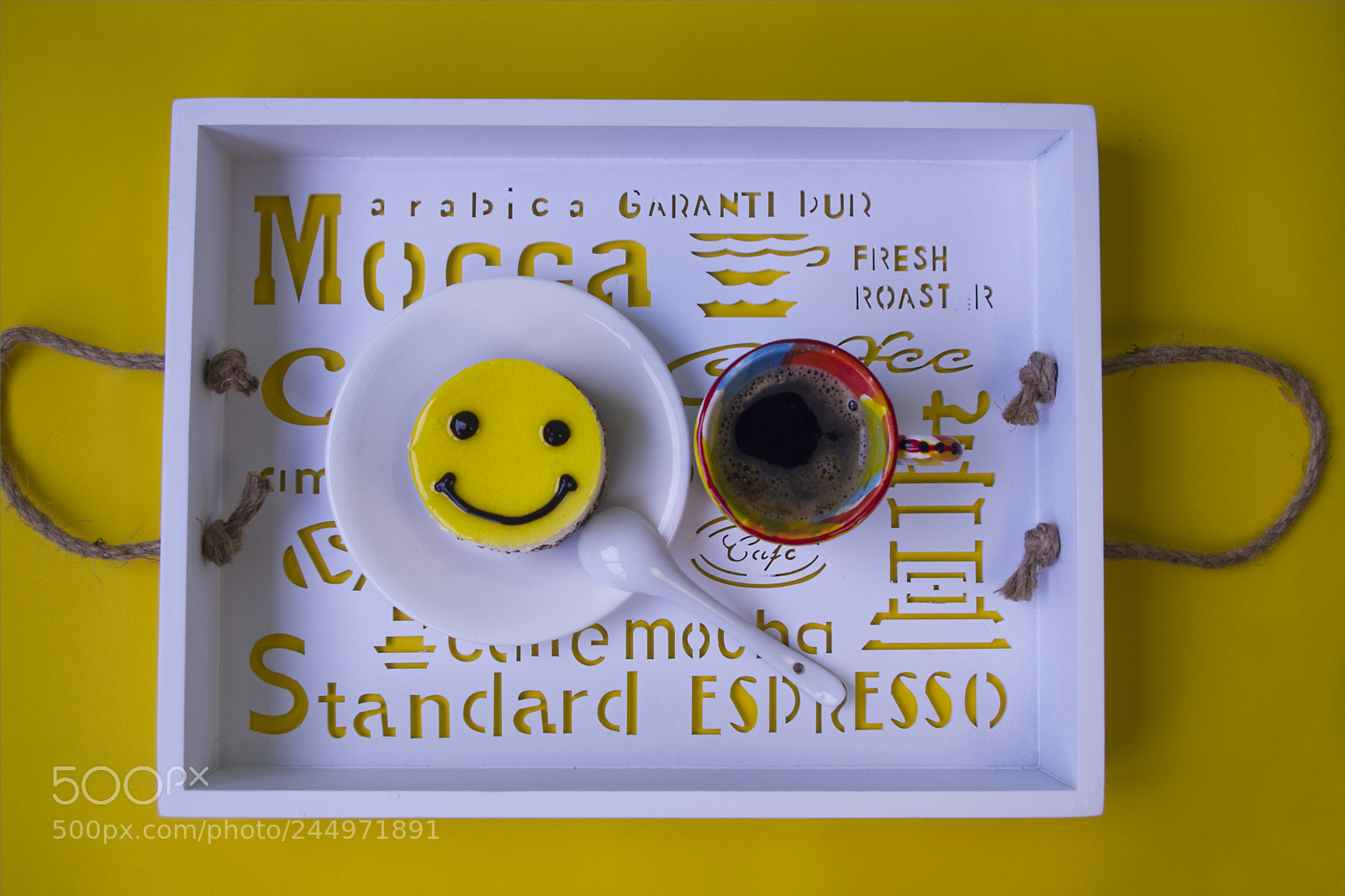 Pentax K-30 sample photo. Yellow cake with coffee photography