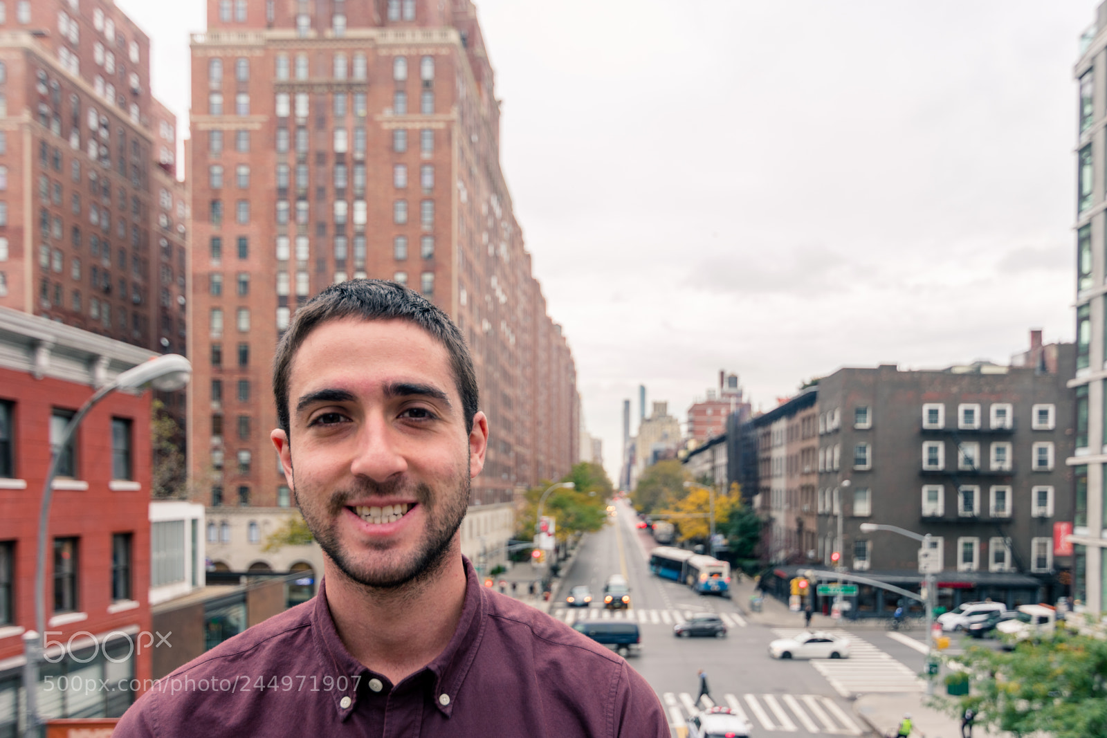 Nikon D3400 sample photo. Portrait on the high photography