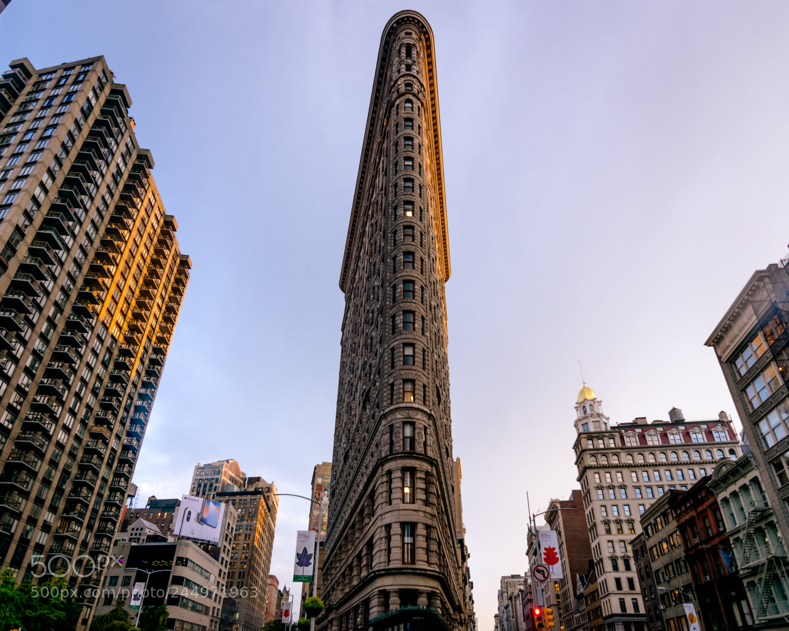 Nikon D3400 sample photo. The flat iron building photography