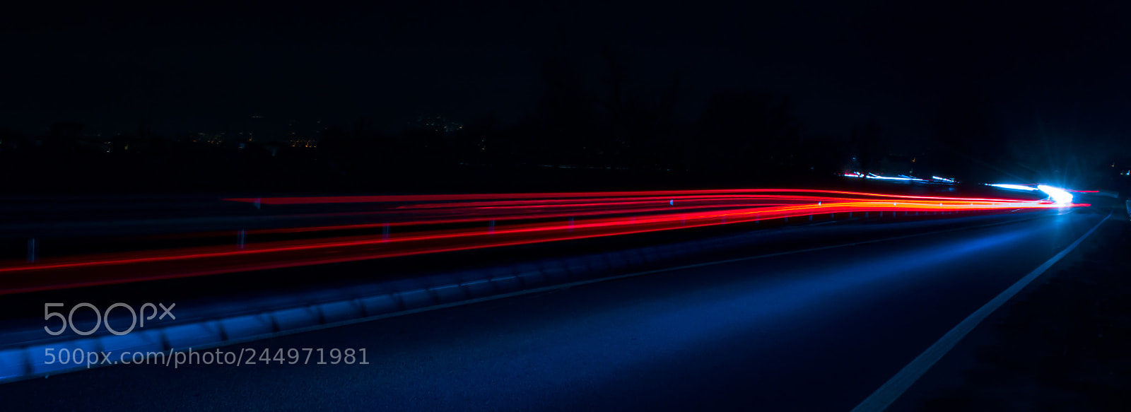Nikon D3200 sample photo. Moving lights photography