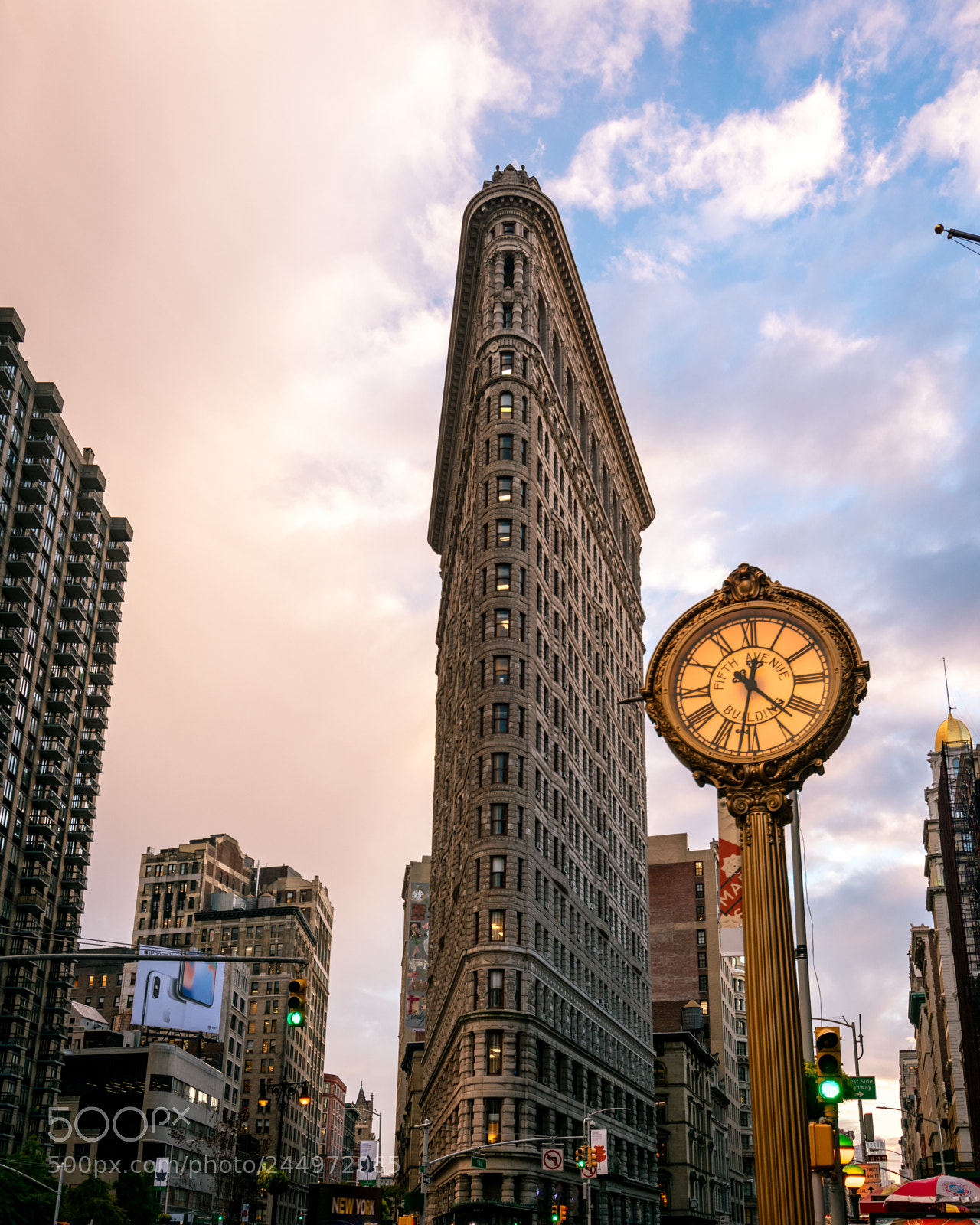 Nikon D3400 sample photo. The flat iron building photography