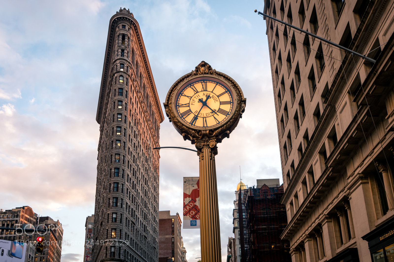 Nikon D3400 sample photo. The flat iron building photography