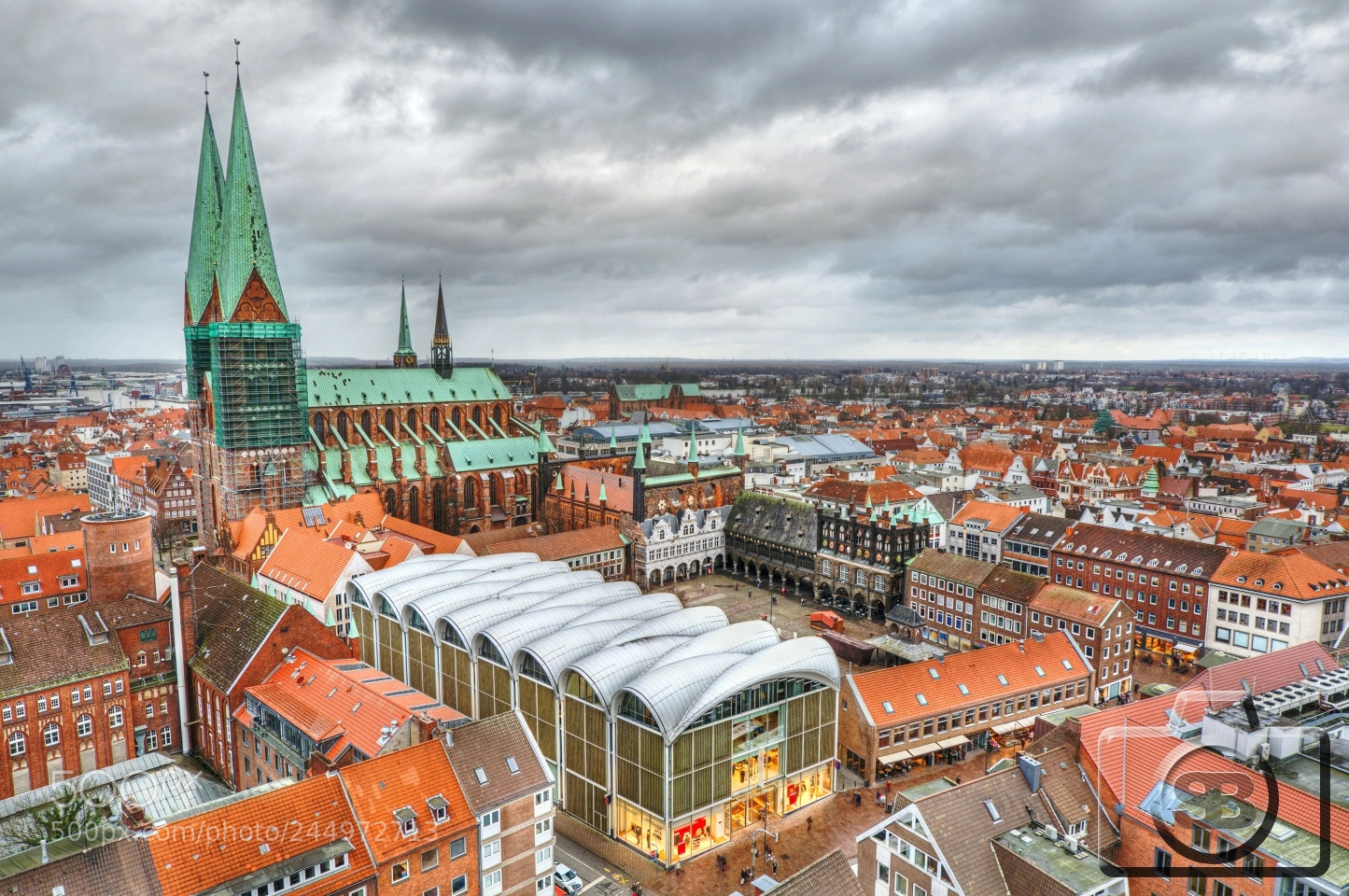 Nikon D7100 sample photo. Lübeck hdr photography
