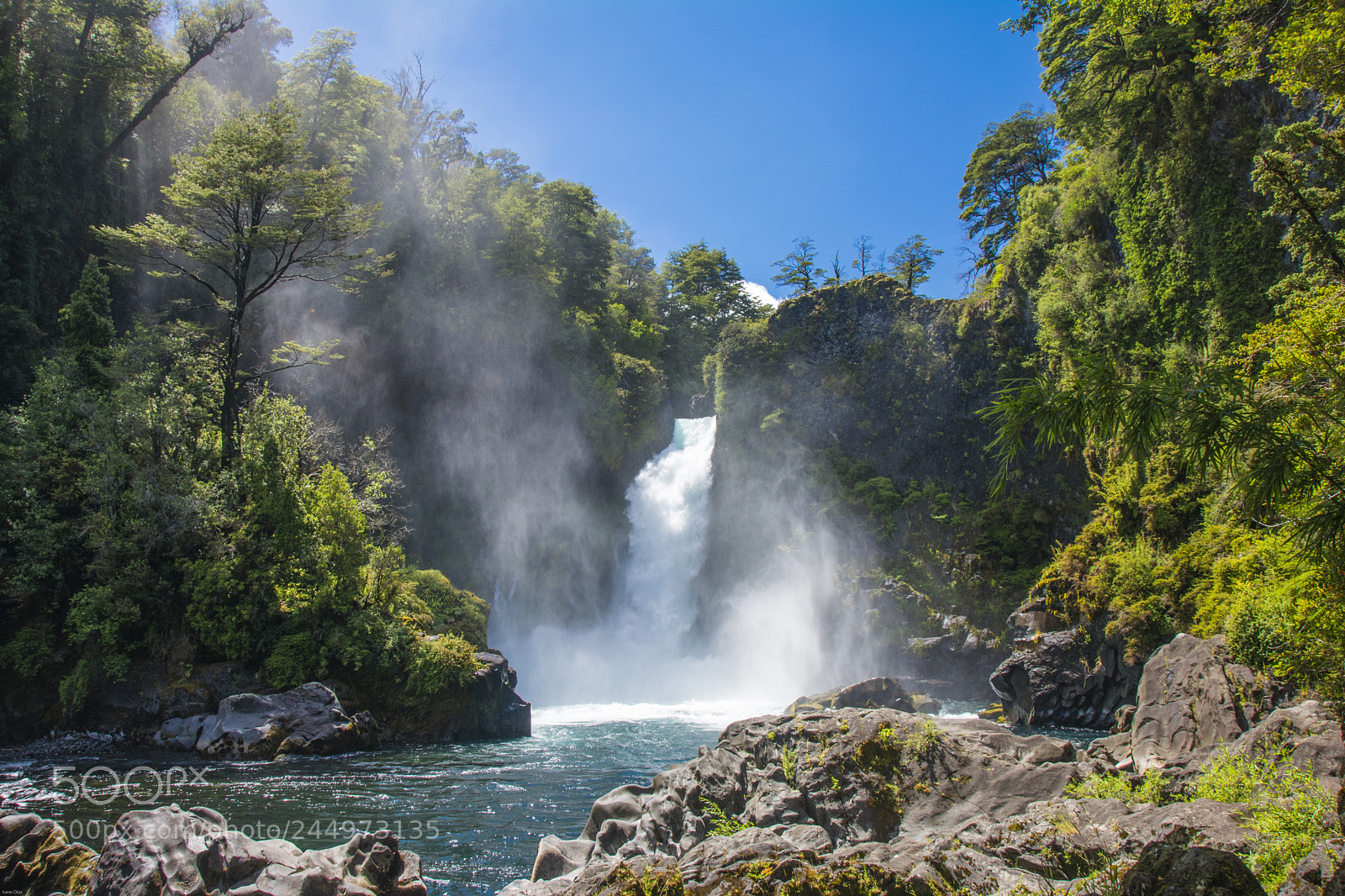 Nikon D7100 sample photo. Salto del huilo photography