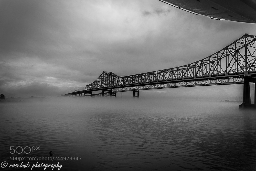Nikon D60 sample photo. Huey p long bridge photography