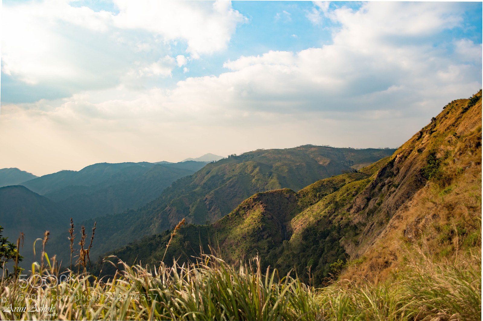 Nikon D7200 sample photo. Parumthumpara hill view photography