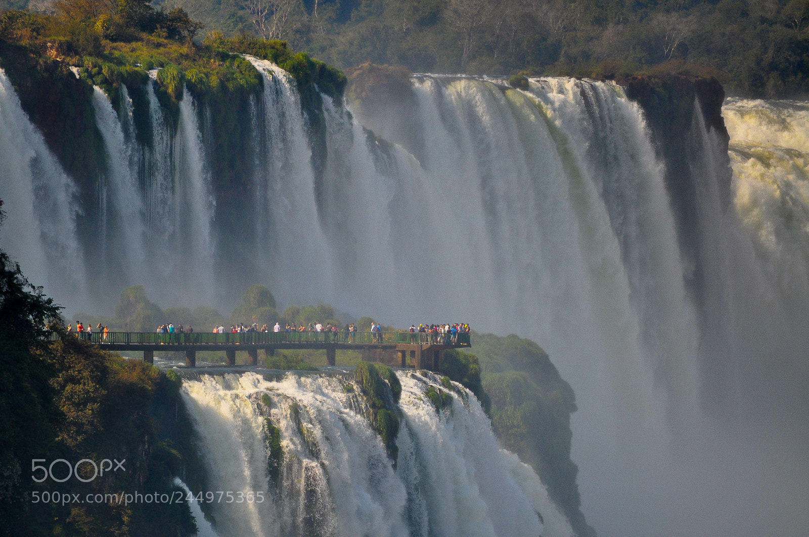 Nikon D5000 sample photo. Iguazu falls photography