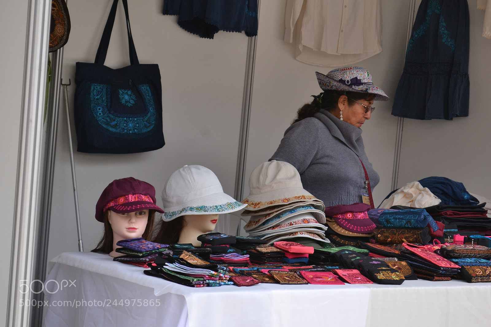 Nikon D3100 sample photo. Hats ambulant shop photography