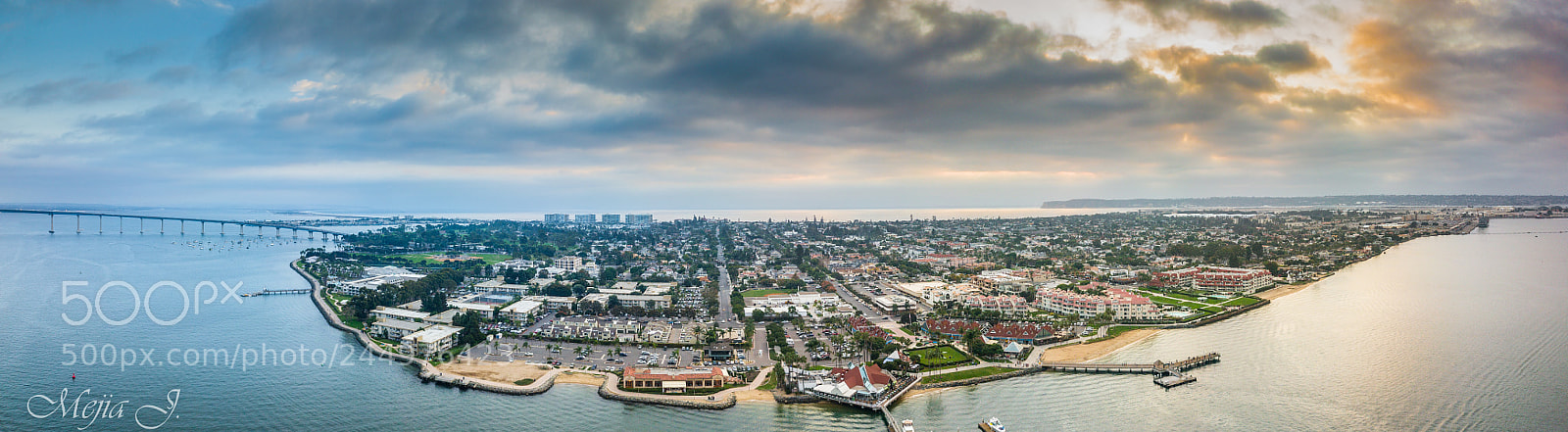 DJI FC220 sample photo. Aerial view of coronado photography