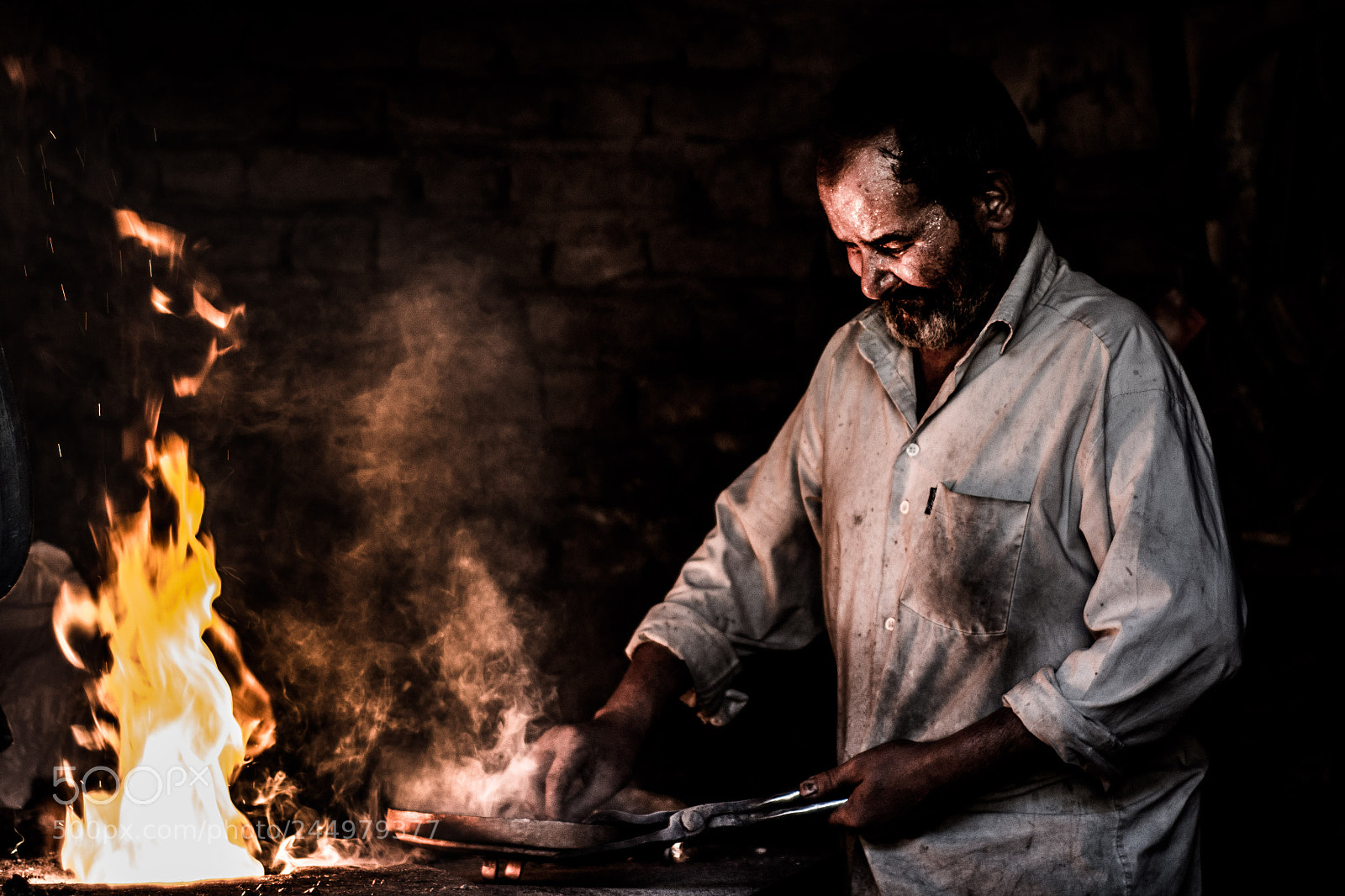 Nikon D7100 sample photo. Blacksmith photography