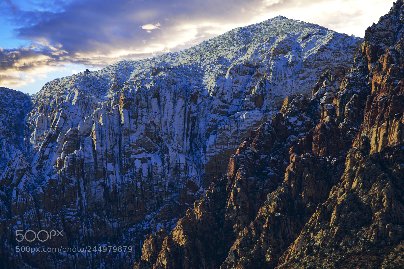 Nikon D800 sample photo. Mountainsredrocksnow3.jpg photography