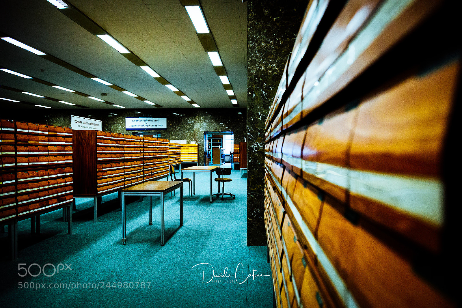 Canon EOS 6D sample photo. The budapest microfilm library. photography