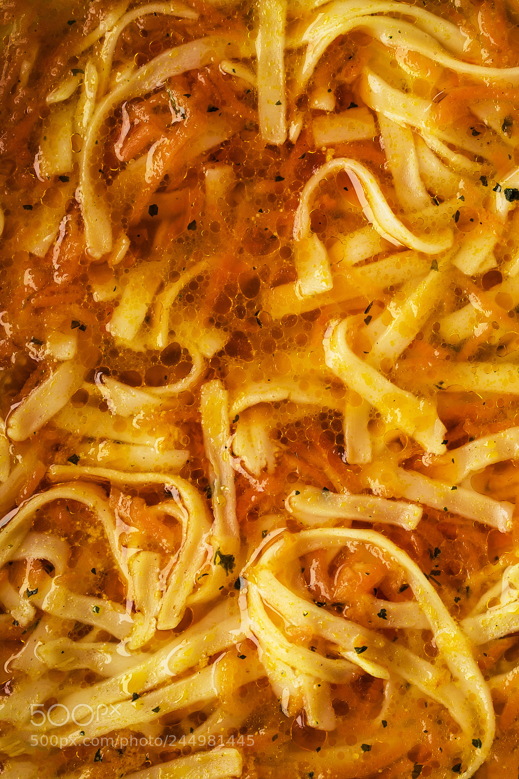 Nikon D5500 sample photo. Carrot noodle soup photography