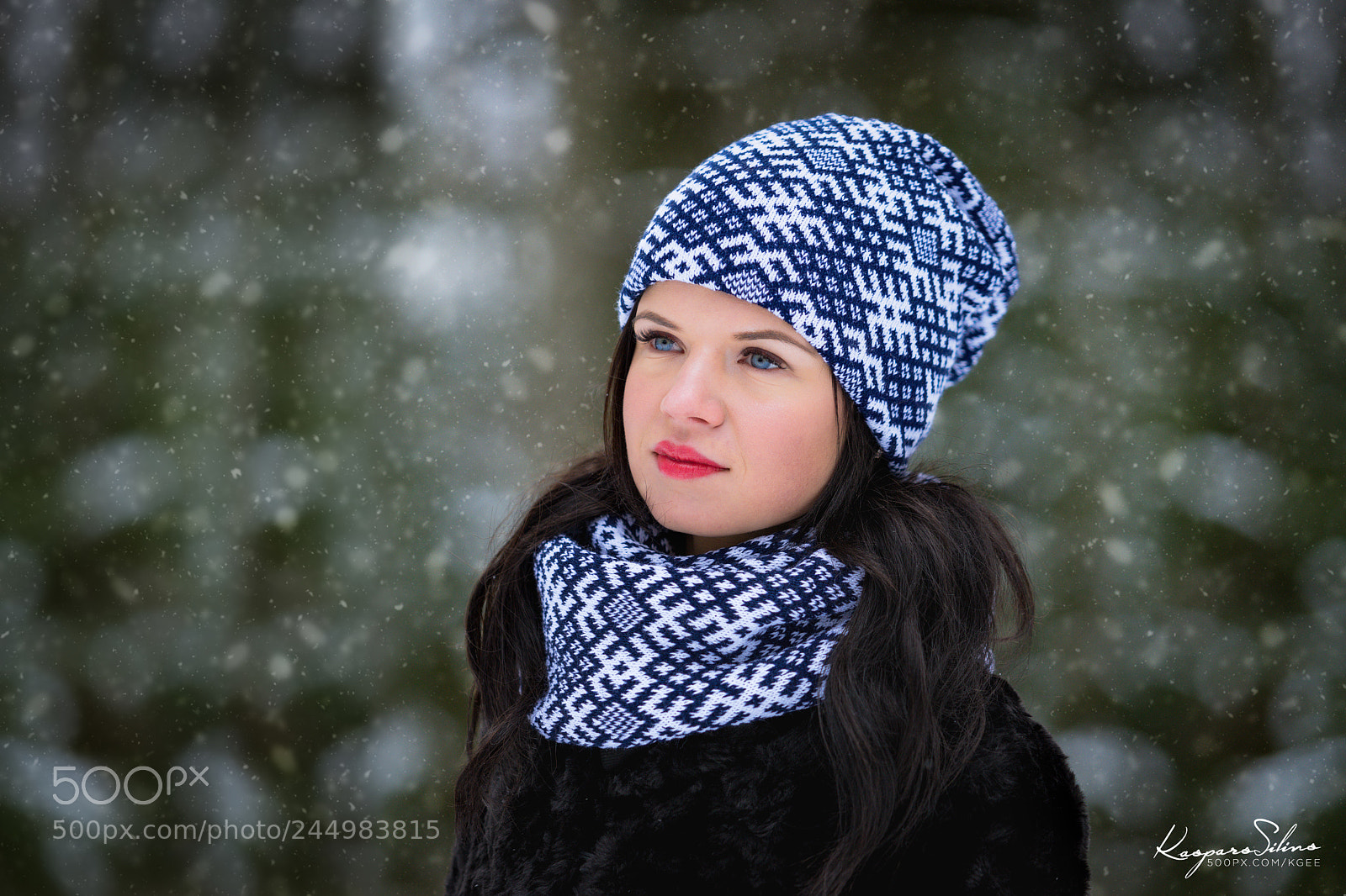 Sony a7 II sample photo. Ieva - winter photography