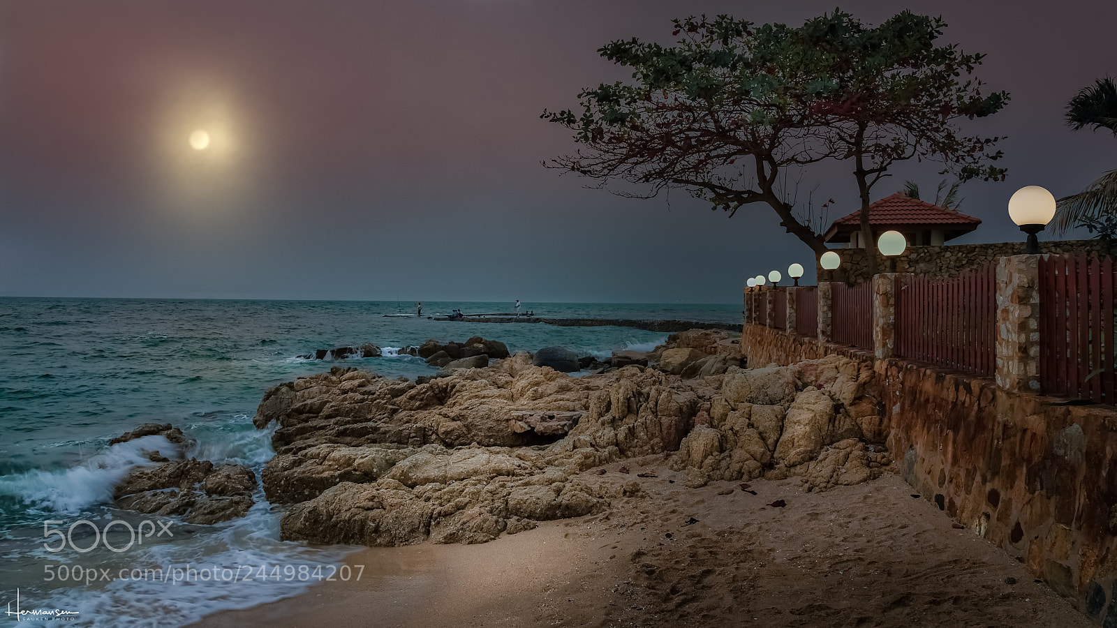 Sony a7R II sample photo. Sunset fishing photography