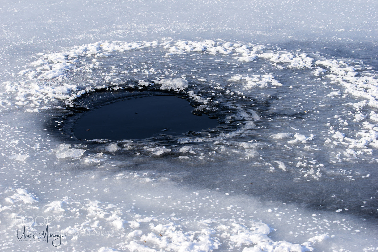 Sony SLT-A99V sample photo. Ice hole photography