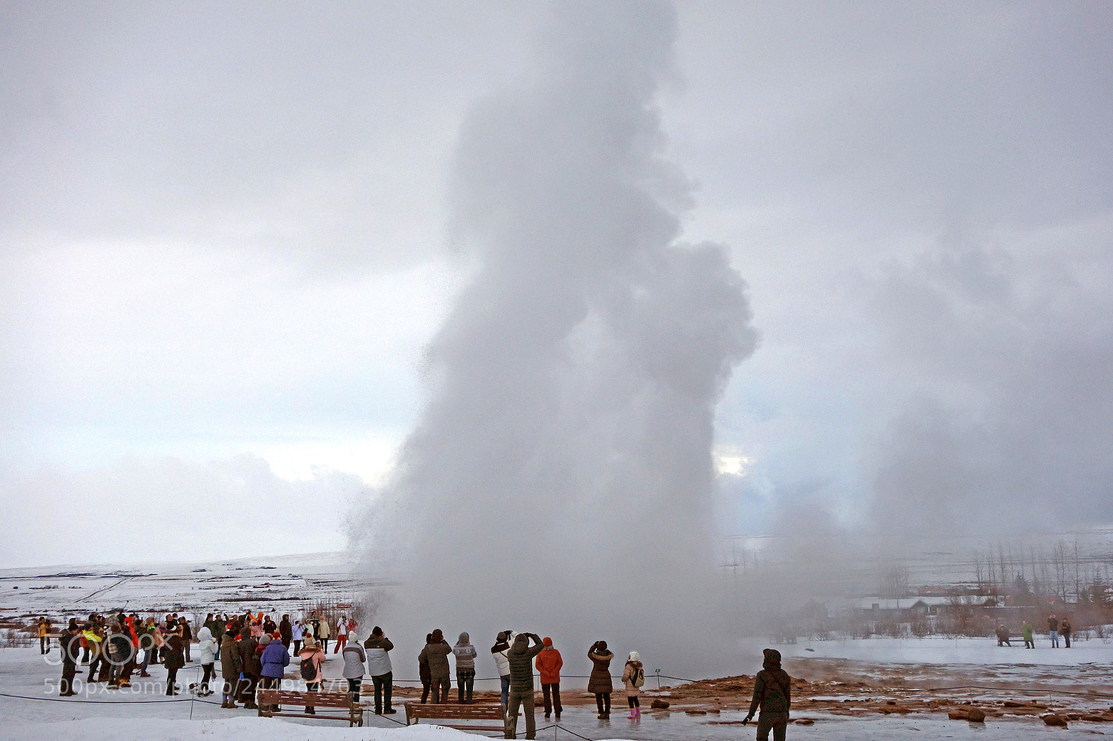 Sony Cyber-shot DSC-RX100 sample photo. Geyser erupting iceland photography