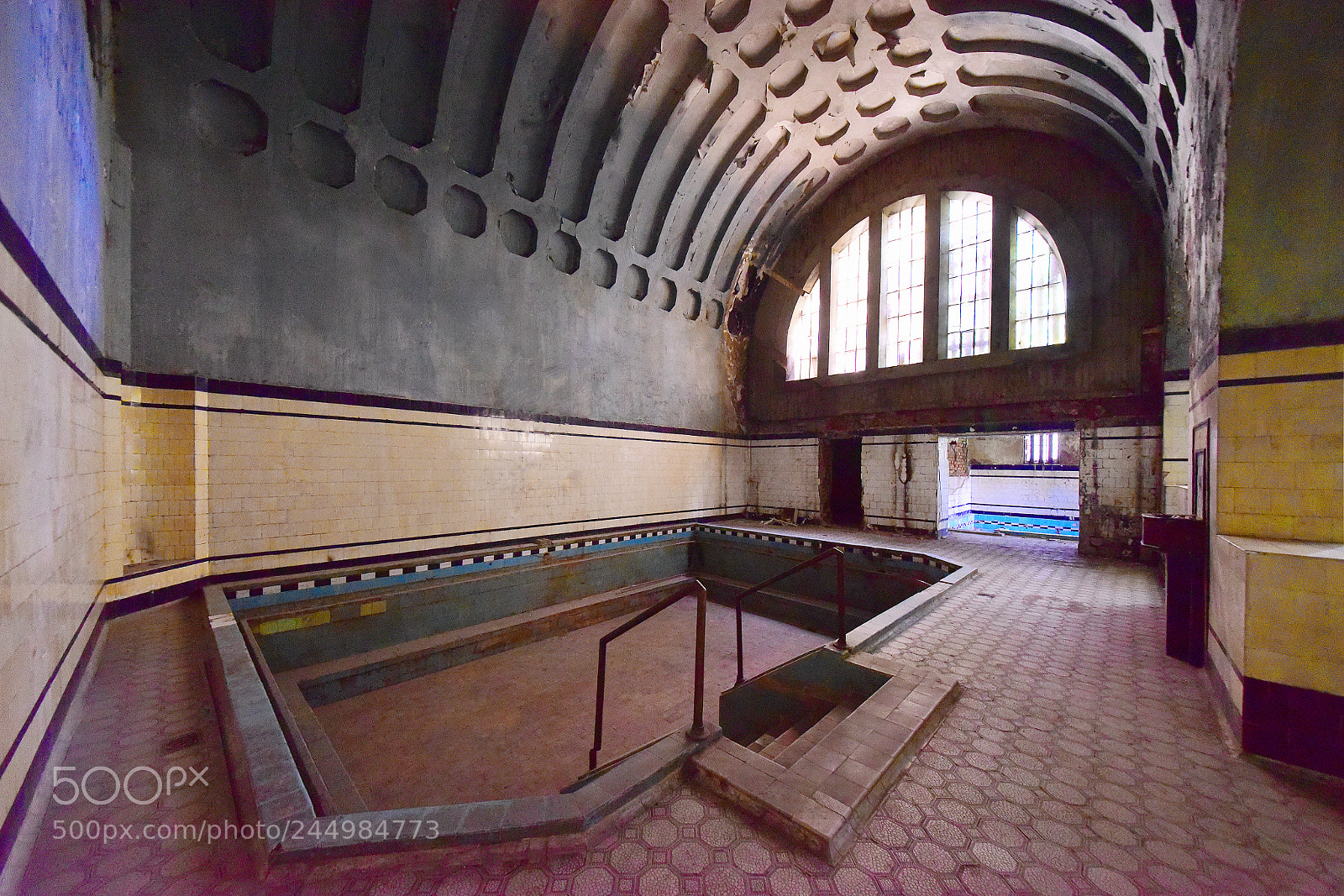 Nikon D810 sample photo. Abandoned swimming-hall photography