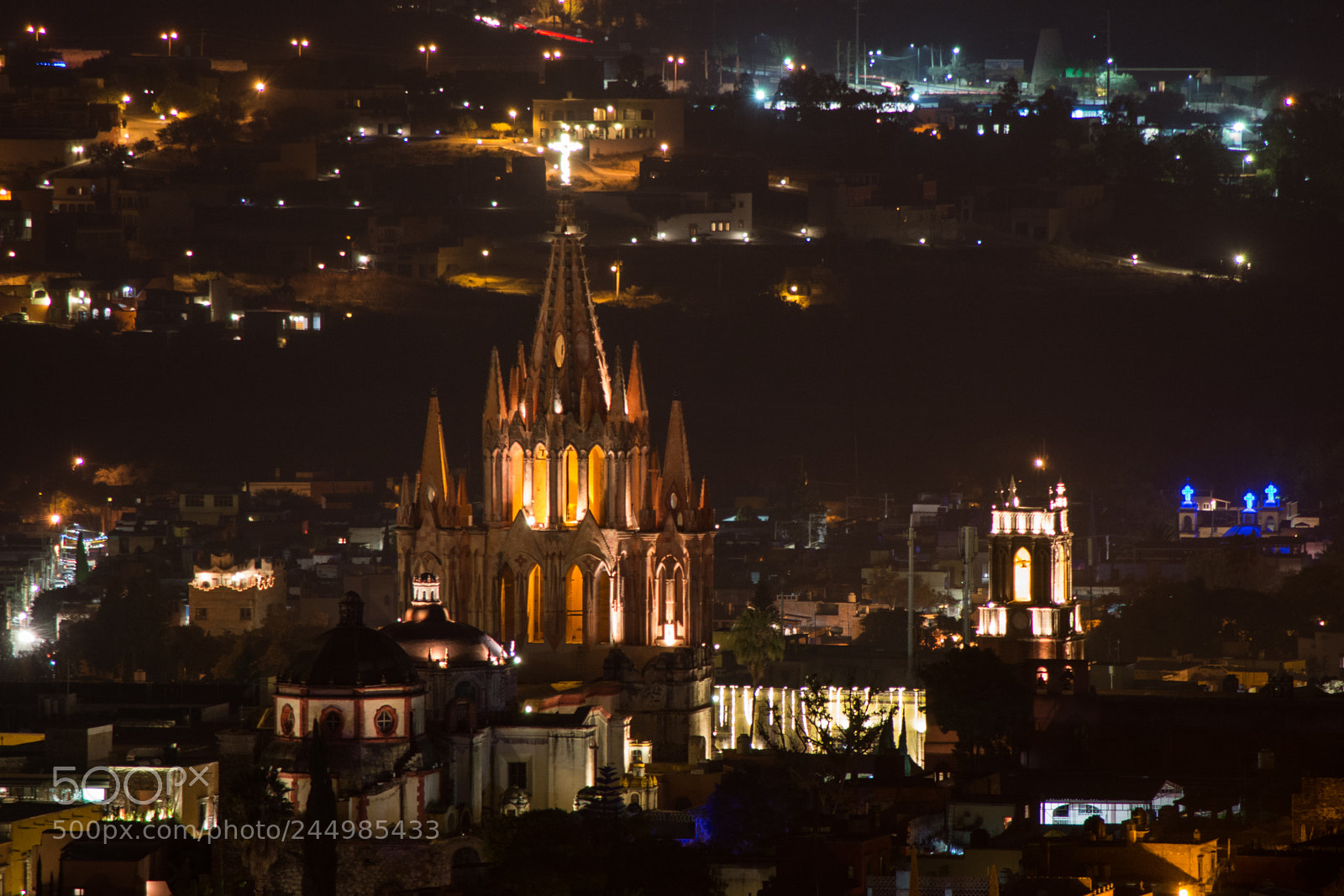 Nikon D7100 sample photo. Nocturnal view. downtown san photography