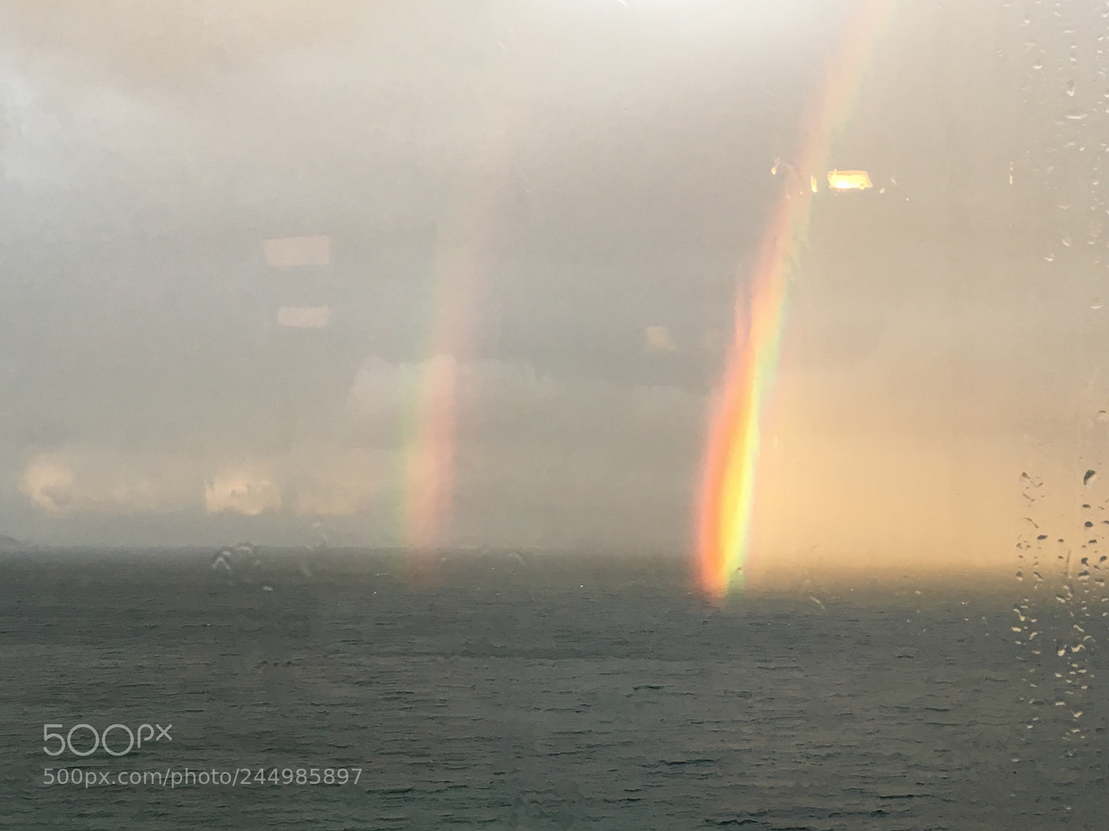 Apple iPhone 6s sample photo. ?rainbow in rafina sea photography