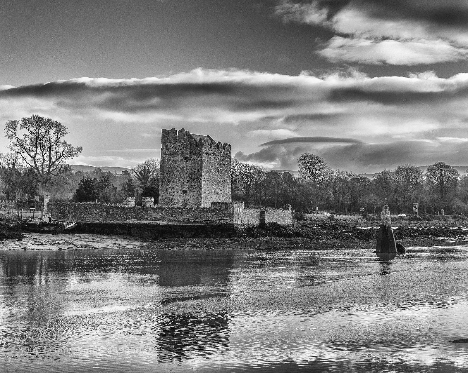 Nikon D3200 sample photo. Narrow water castle photography