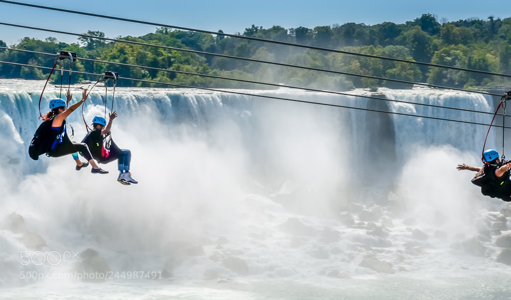 Nikon D5100 sample photo. Flying over niagara falls photography