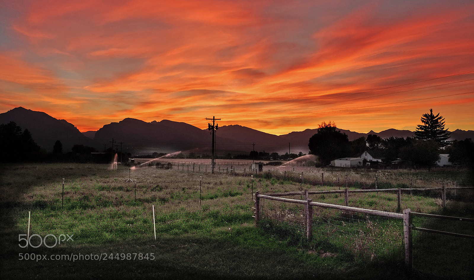 Fujifilm X-T10 sample photo. Summer sunset silhouette bitterroot photography