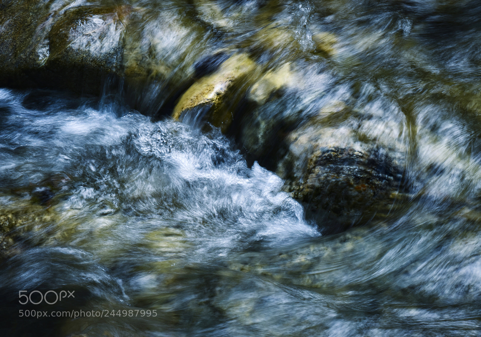 Nikon D5500 sample photo. Detail rapids of mountain photography