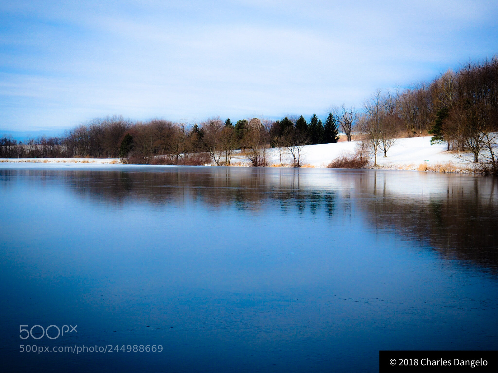 Olympus PEN-F sample photo. Icy landscape photography
