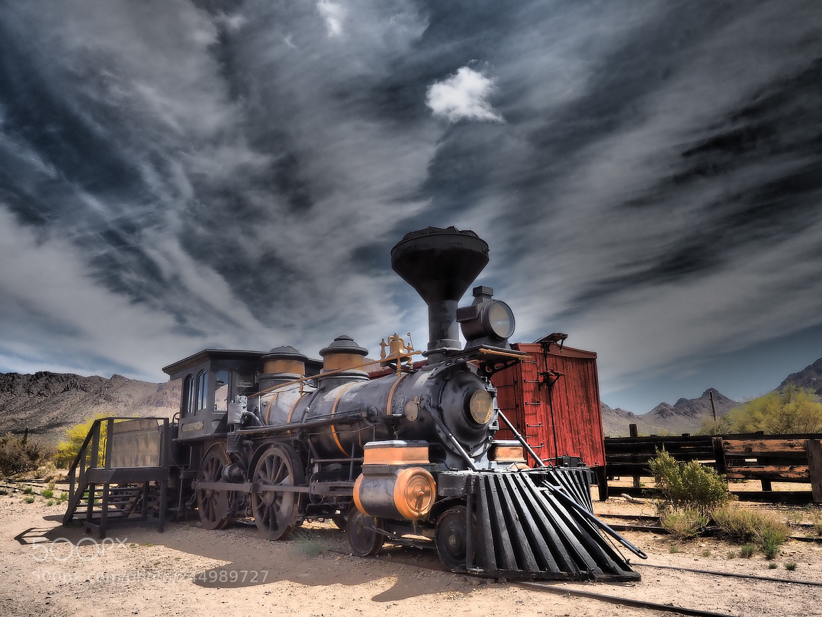 Olympus OM-D E-M1 sample photo. “old tucson” train photography