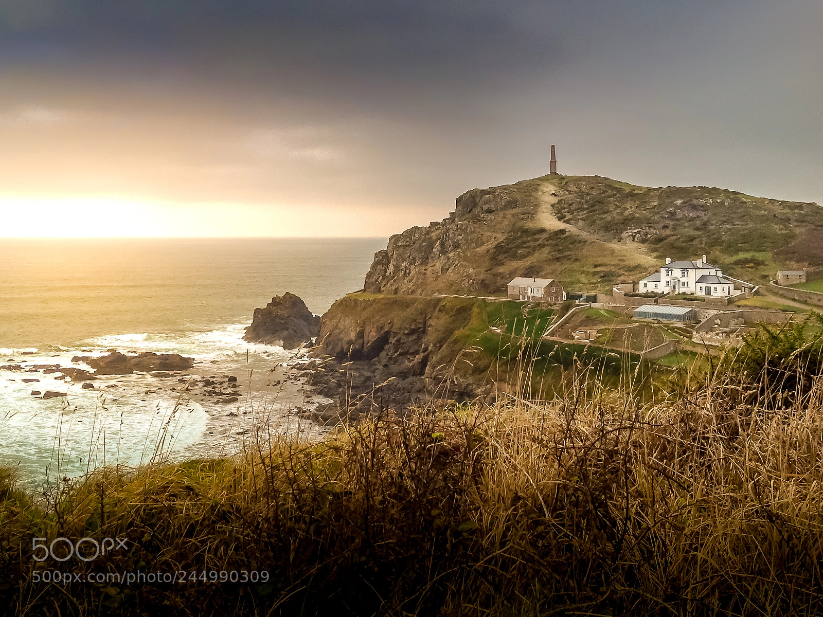 Apple iPhone 4S sample photo. Cape cornwall photography