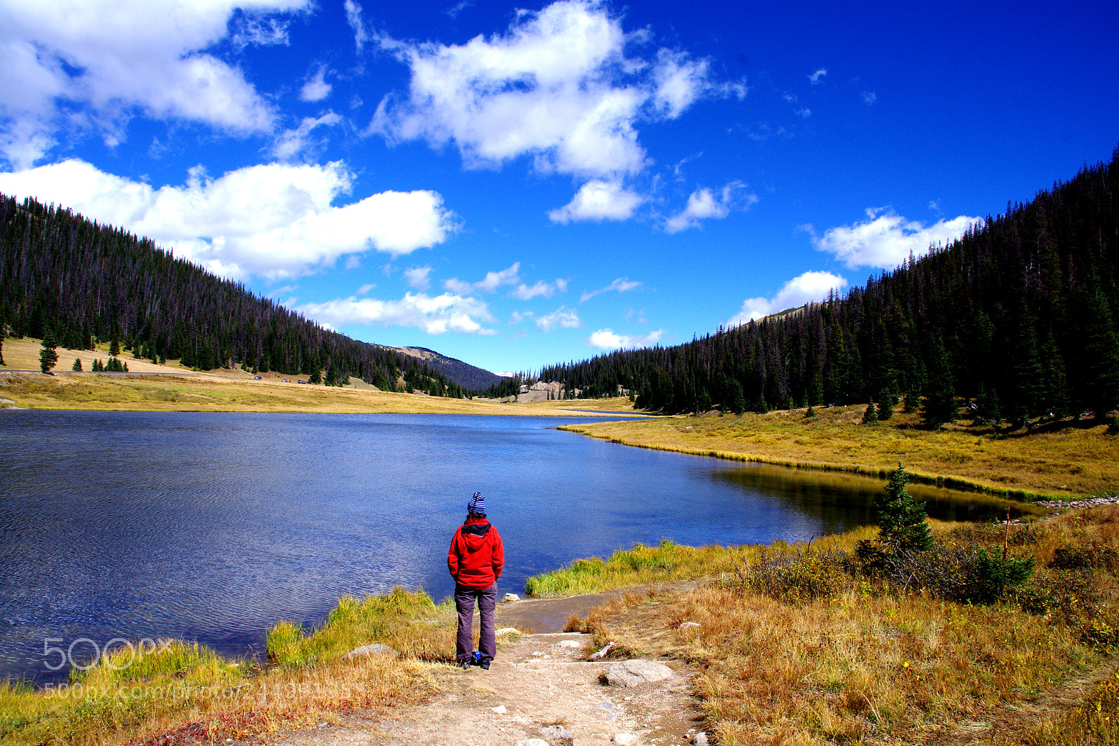 Pentax K-r sample photo. Poudre lake, rocky mountains photography