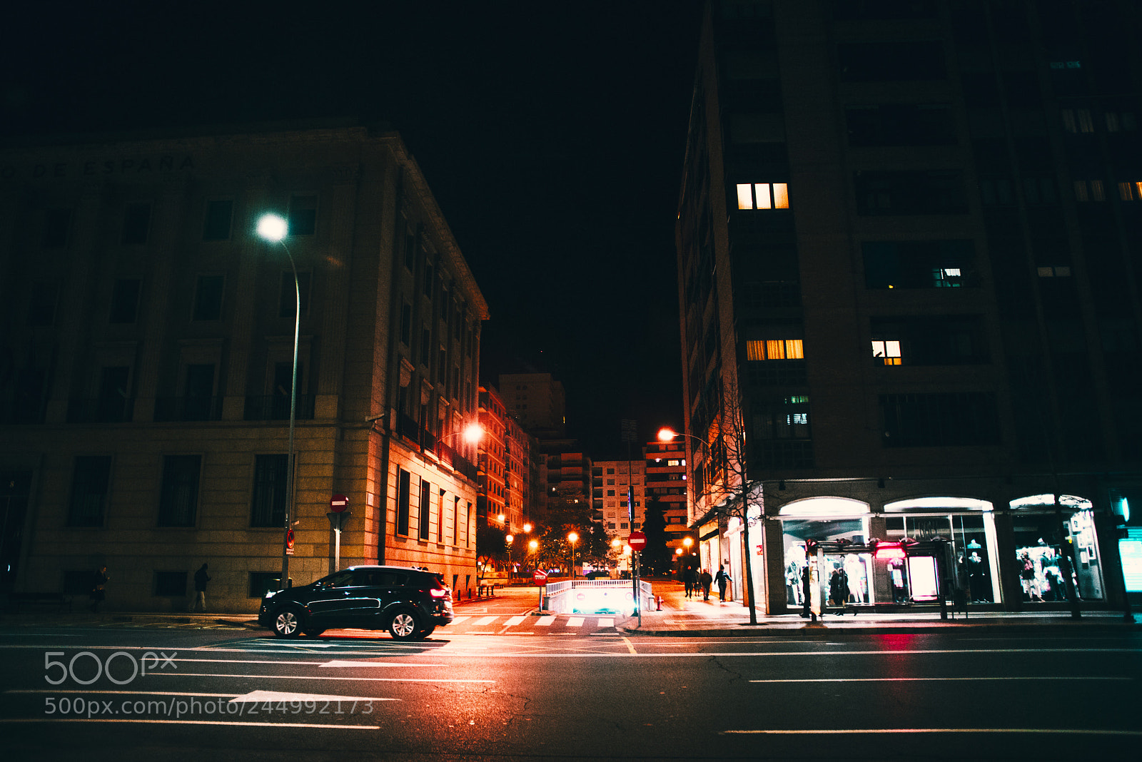 Nikon D800 sample photo. Logroño at night photography