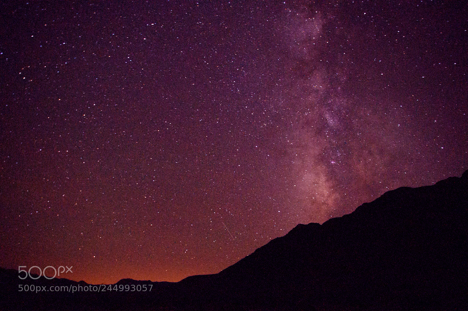 Pentax K-r sample photo. Milky way, racetrack valley photography