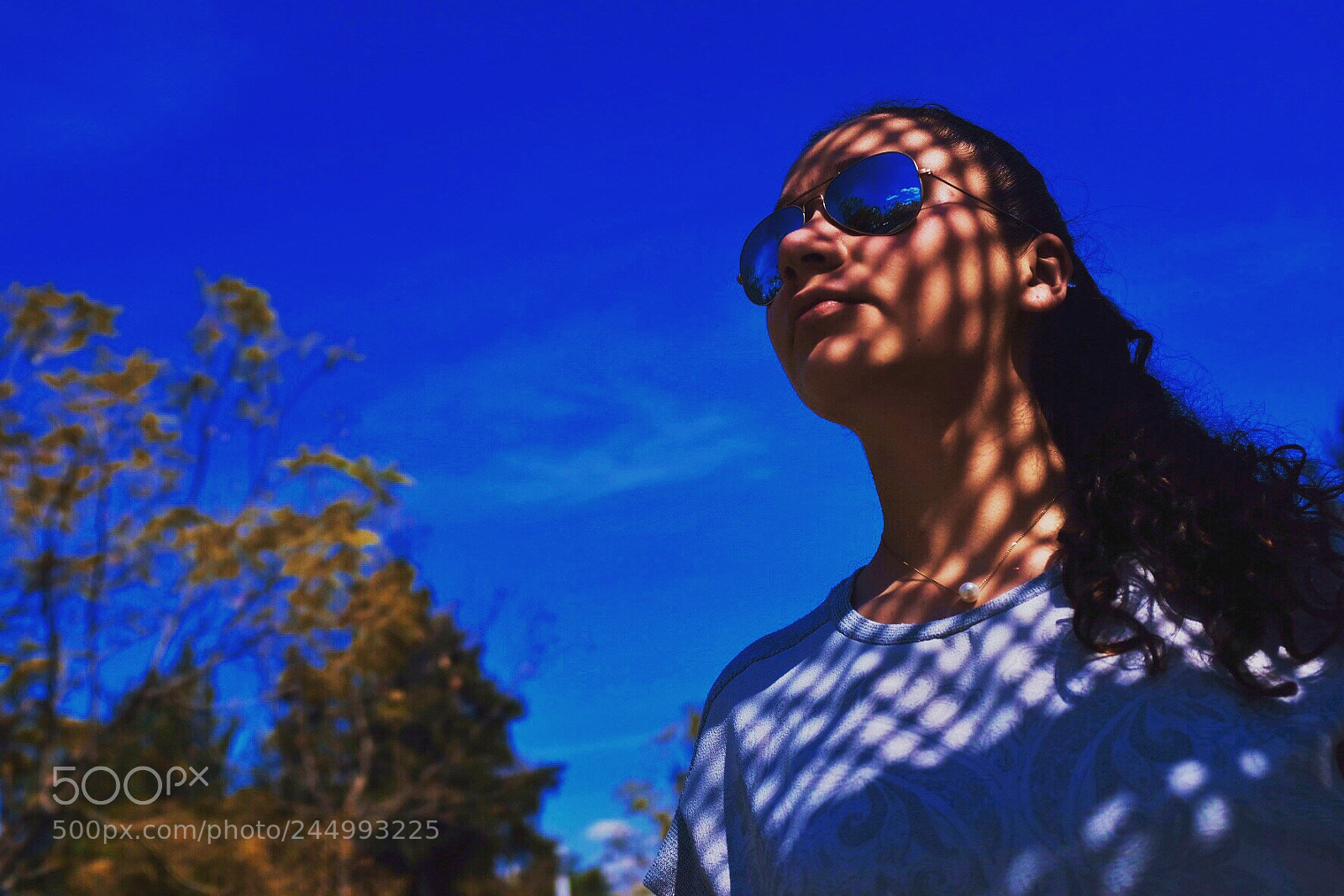 Fujifilm X100F sample photo. Blue photography