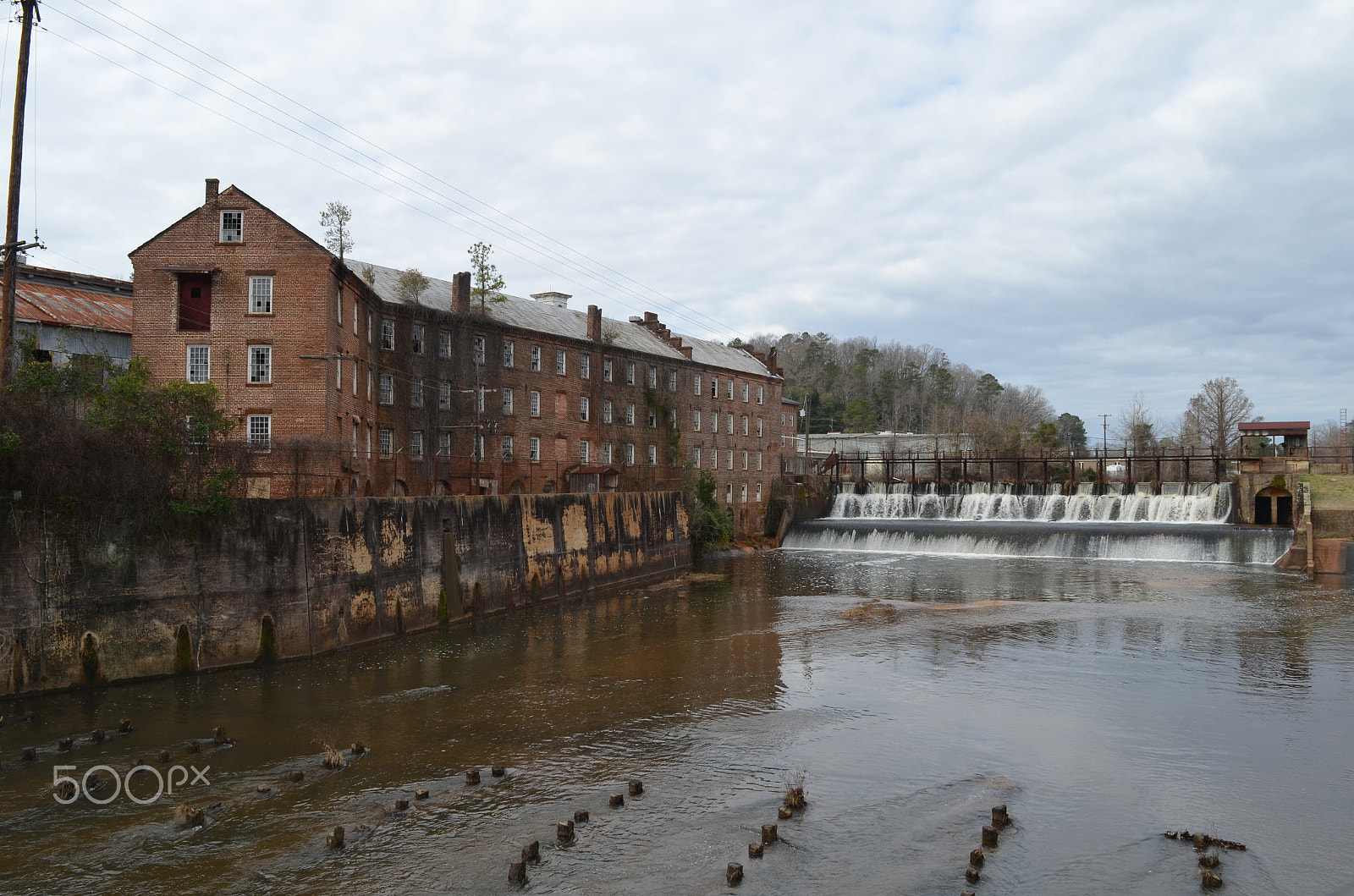 Nikon D5100 sample photo. Cotton factory photography