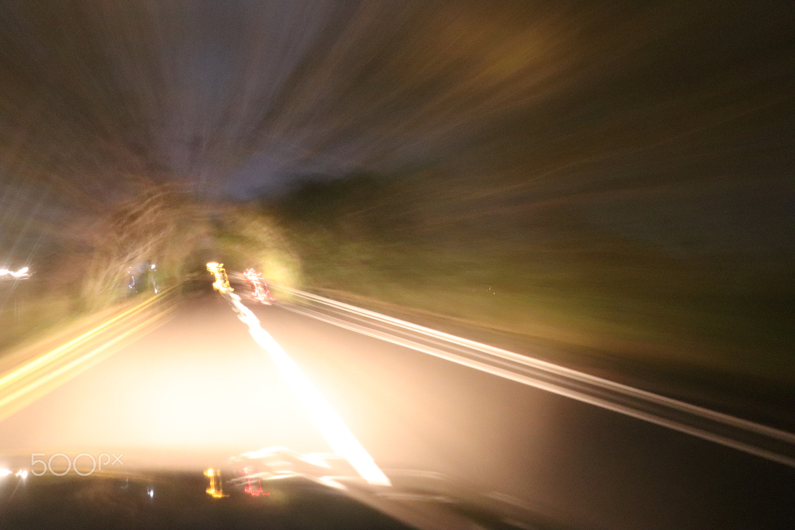 Canon EOS 77D (EOS 9000D / EOS 770D) sample photo. Silhouettes of the road at night photography