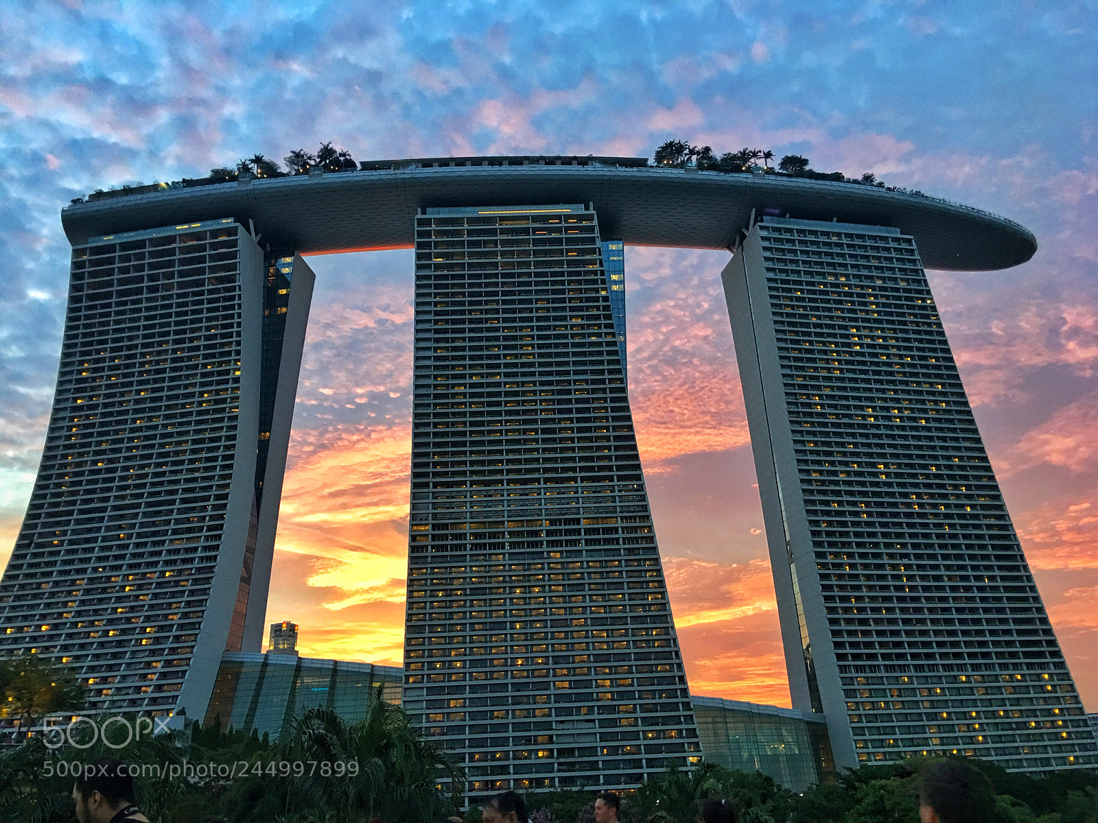 Apple iPhone 6s Plus sample photo. Marina bay sands, singapore photography