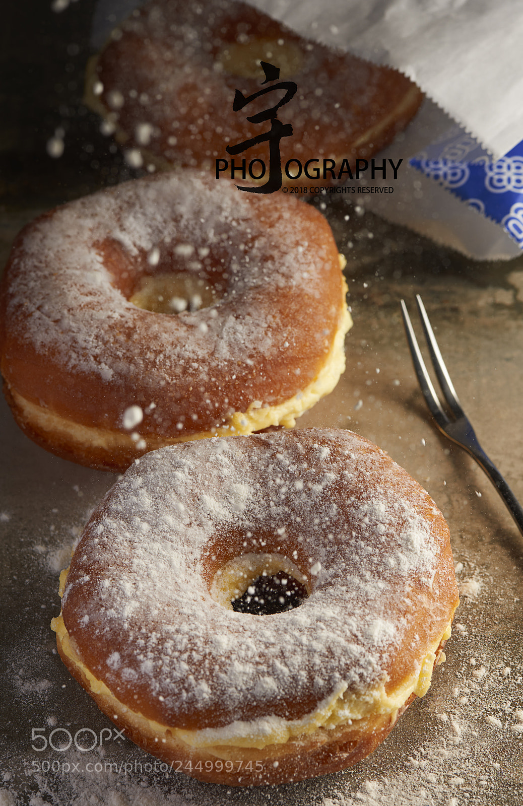 Nikon D800E sample photo. Fresh donut photography