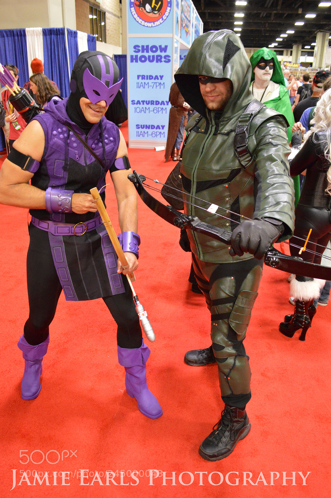 Nikon D3200 sample photo. Hawkeye and green arrow photography