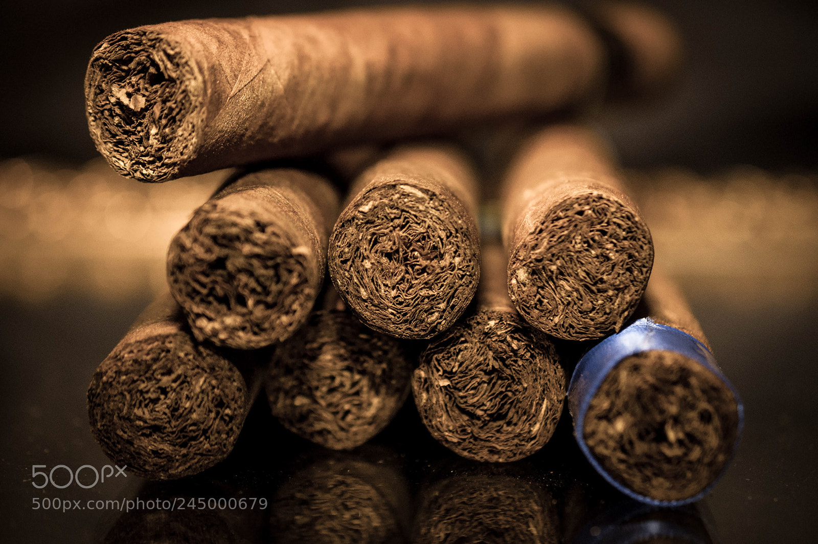 Nikon D5000 sample photo. Cigar pile photography