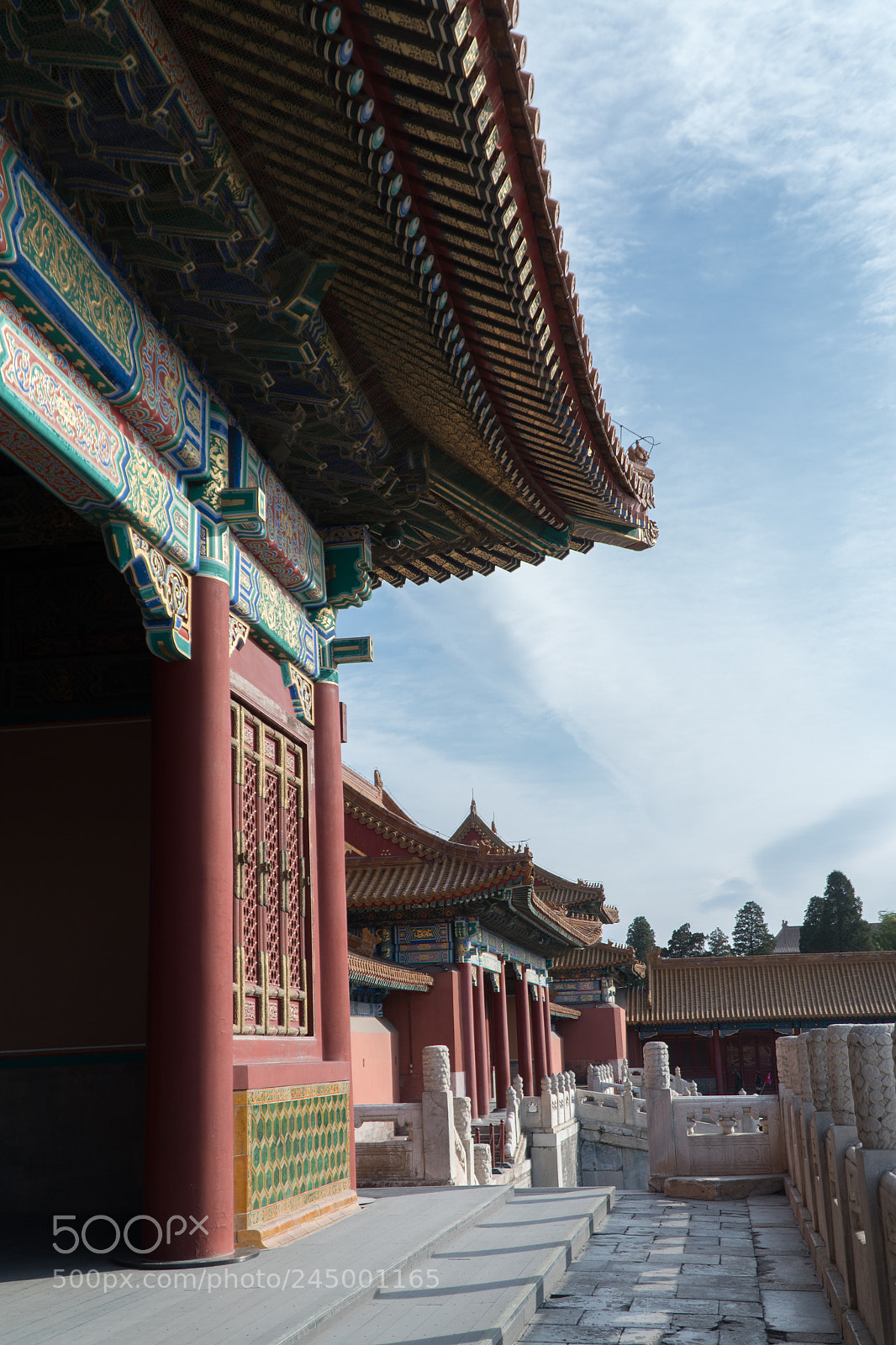 Sony a6300 sample photo. Forbidden city structure vertical photography