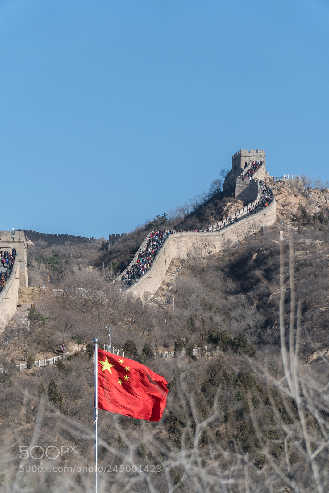 Sony a6300 sample photo. Badaling great wall with photography