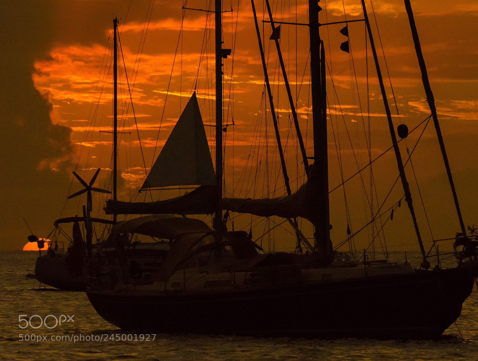 Sony a7 II sample photo. Caribbean sunset in grenada photography