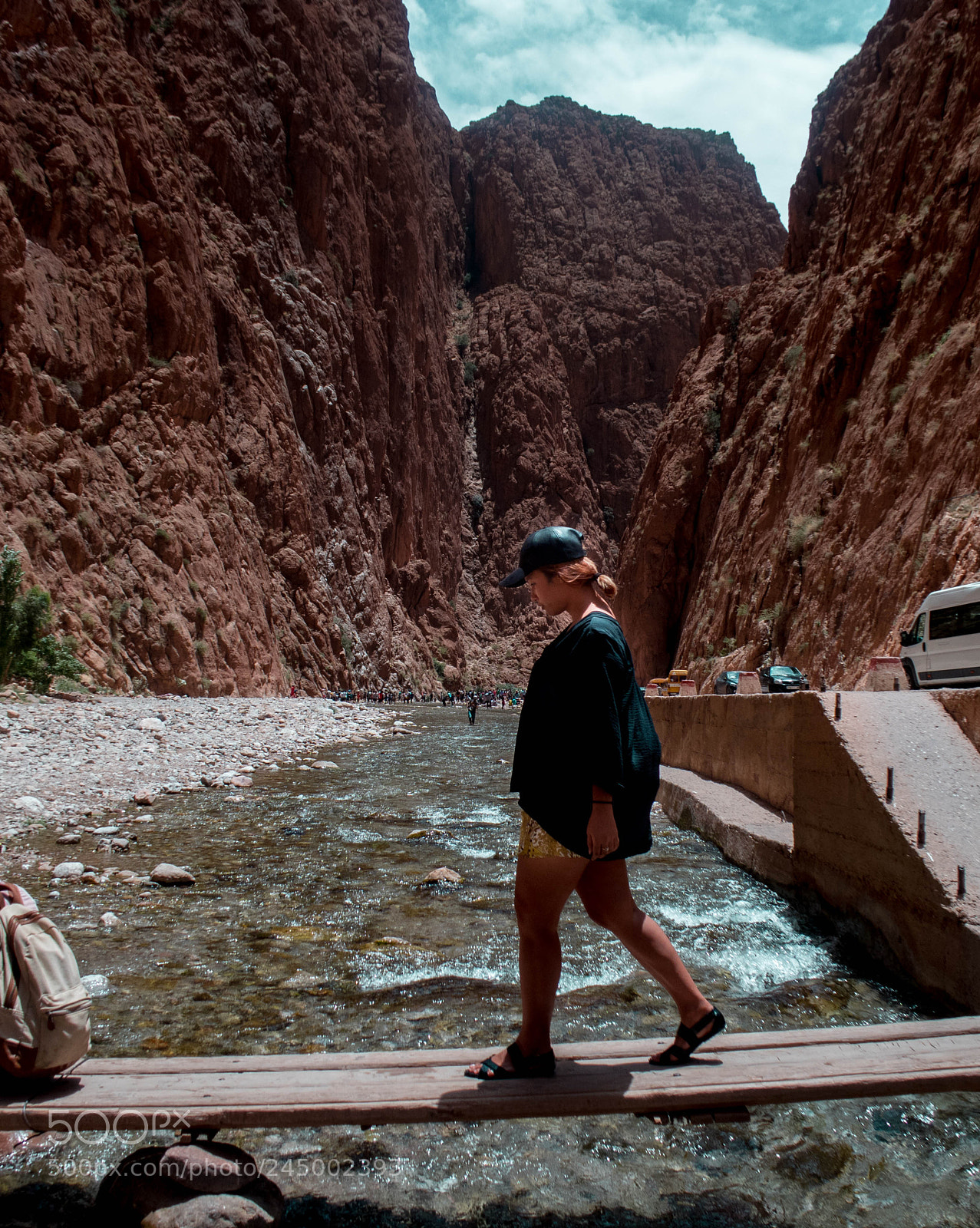 Canon PowerShot G7 X sample photo. Denise at morocco gorge photography