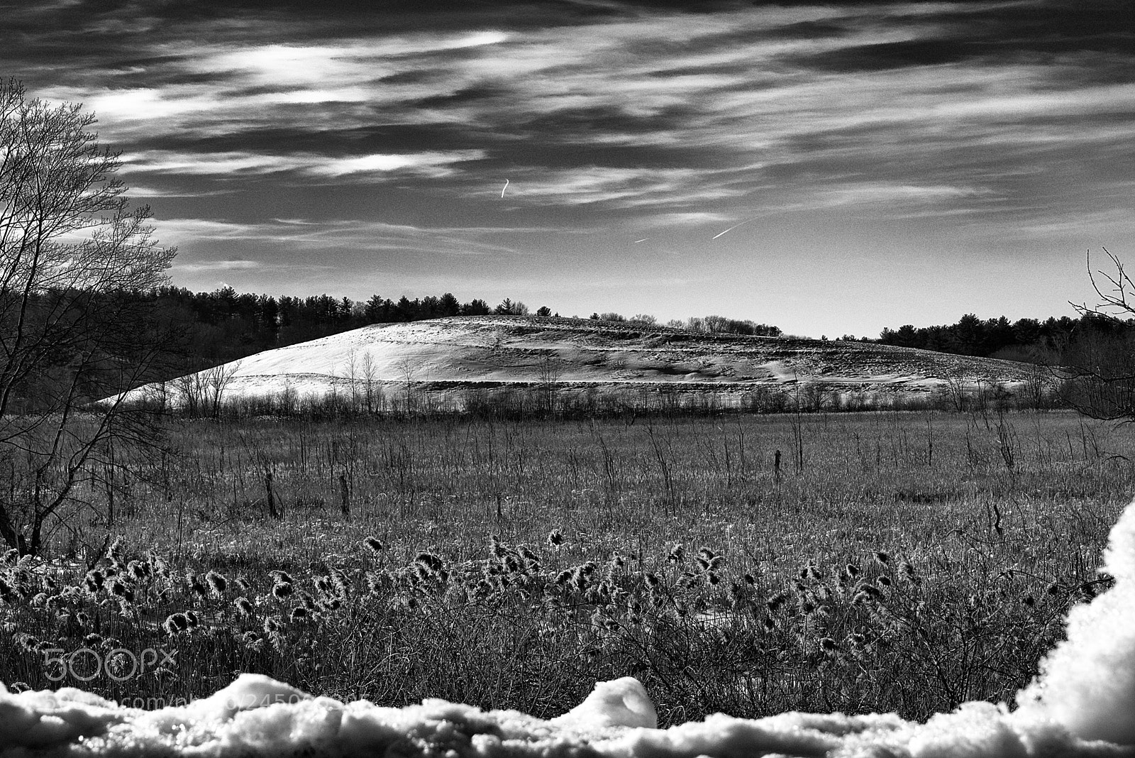 Nikon D3400 sample photo. Snow framed landscape photography